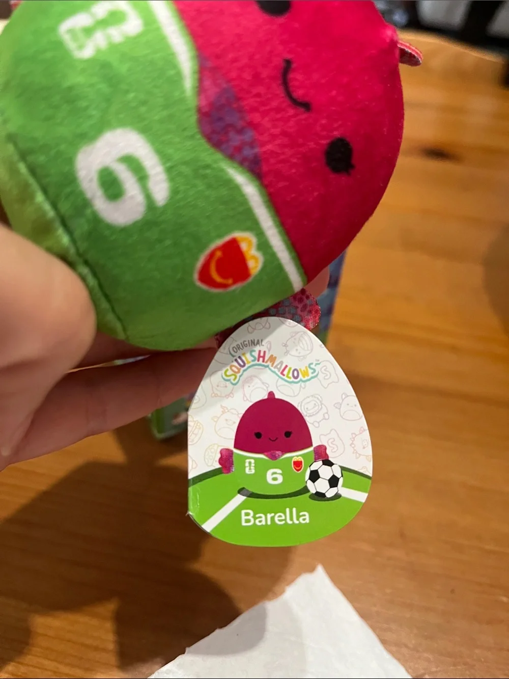 Squishmallows Barella Plush FIFA World Cup McDonalds Happy Meal toy